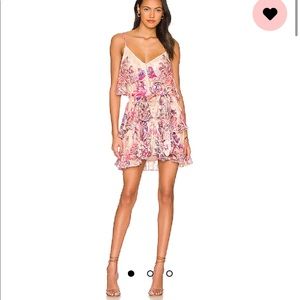 HEMANT AND NANDITA Leah Belted Mini Dress